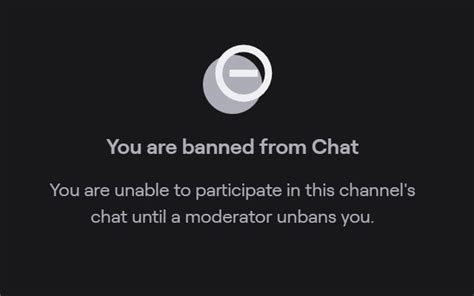 twitch chatting ban